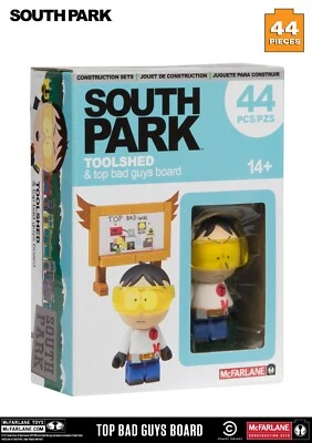 McFarlane Toys South Park Toolshed & Top Bad Guys Board 44 piezas juguete de construcción Foto 1 de 2