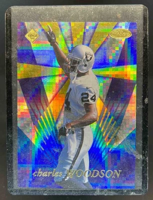 1998 Collector's Edge Masters Charles Woodson RC Rookie Previews #RM28 Raiders - Image 1 of 2
