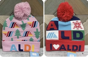ALDI Gear Navidad Vacaciones Invierno Gorro Gorro - 2024 - LOTE DE 2 - NUEVO - Imagen 1 de 12
