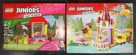 2 LEGO JUNIORS Disney Princess Sets: 10738 Snow White, 10762 Belle's Story Time