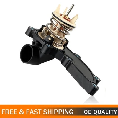Front Thermostat Fit 2008-15 Audi S4 2009-15 A6 Quattro with Housing 06E121111AD Foto 1 de 4