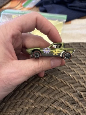Rare Hot Wheels Redline 1968 Python Green - NO ENGINE!  - Image 1 of 4