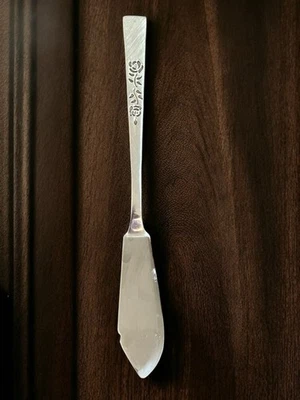 Cuchillo de mantequilla Oxford Hall OXH3 acero inoxidable rosa bruñido Japón cubiertos usado en excelente estado Foto 1 de 4