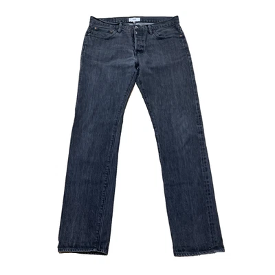 Jeans Jack Spade Warren Street Ribete Denim Blanco Roble Cono Hombres 34 Gris Negro Foto 1 de 4