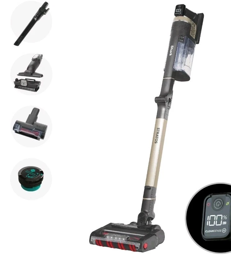 Shark Stratos Cordless Stick Vacuum  Cleaner IZ400UK With Accessories & Pet Tool - Image 1 of 4