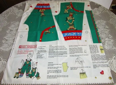 Daisy Kingdom Rudi Reindeer Christmas Toddler Overalls #3780 Panel SZ 6-24 Month - Image 1 of 4