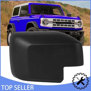 Black For Ford Bronco 2021-2024 Exterior Rearview Right Side Mirror Caps Cover - Picture 1 of 13