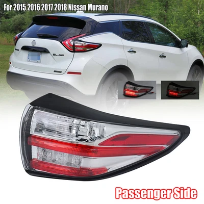 Lámpara de luz trasera lateral derecha para Nissan Murano 2015 2016 2017 2018 lado del pasajero Foto 1 de 4