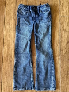 Wrangler Girls Slim Jeans, Sz 7, Dark Wash - Picture 1 of 9