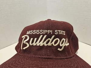 Mississippi State Bulldogs Vintage Script Hat By Sports Specialties, RARE!! - Picture 1 of 15