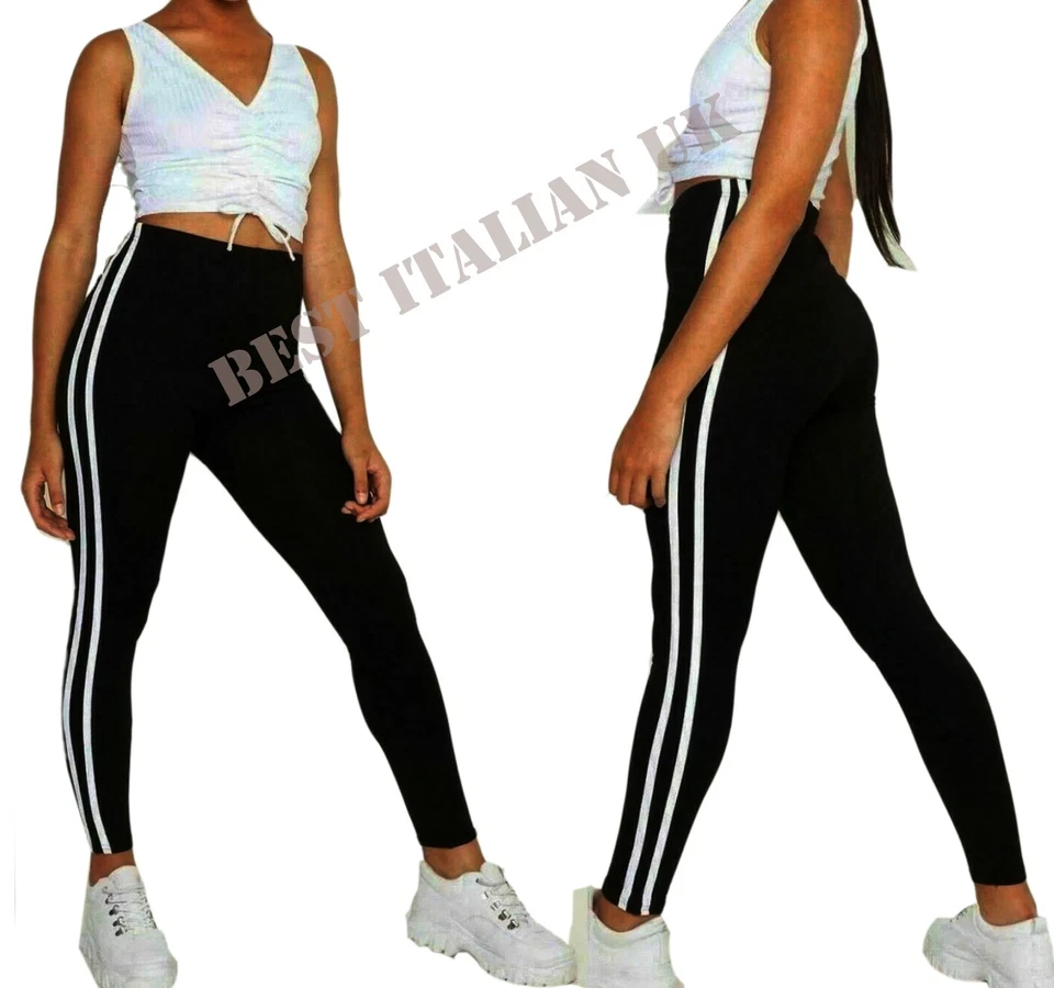 Women High Waist Gym Leggings  Fitness Sports Running Ladies Yoga Pants UK - Image 1 of 1