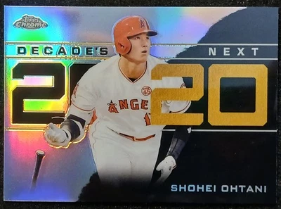 2022 Topps Chrome Shohei Ohtani Los Angeles Decade's Next Refractor SP #DNC-18  Foto 1 de 2