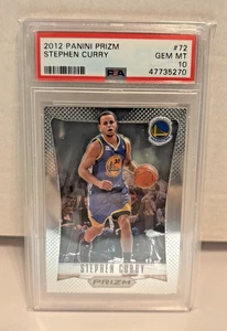 Stephen Curry 2012 Panini Prizm Card #72 PSA 10 1st Year Prizm - Picture 1 of 2