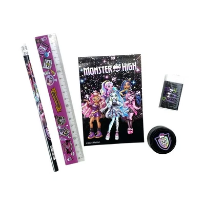 Monster High Schreibset 5-teilig Schule Mädchen Grusel-Fans - Bild 1 von 4