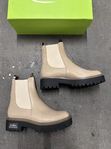 Sam Edelman Laguna Boot Sesame Beige Waterproof Ankle 7 NIB $170 - Picture 1 of 7