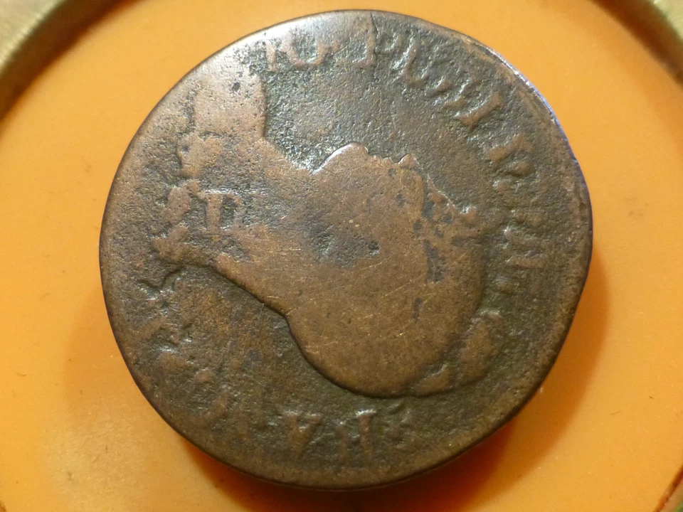 5 CENTIMES - DUPRE - L'AN 5 I - TRES RARE REFRAPPAGE DU DECIME (PETIT MODULE) !! - Photo 1/4