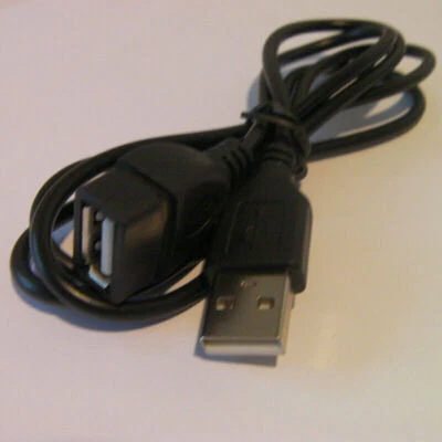 2024 New 2M USB 2.0 A Male To A Female M-F Extension Sync Data Transfer Cable - Image 1 of 4