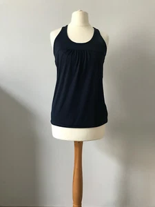 Damen-Tanktop USA Pro marineblau Fitnessstudio Training Laufen Yoga Fitness UK 8 - Bild 1 von 5