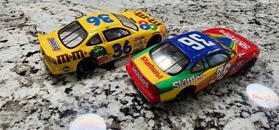 1997 Racing Champion Nasar Ken Schrader #36 M&M's #36 Skittles Ernie Irvin 1:24 - Image 1 of 4