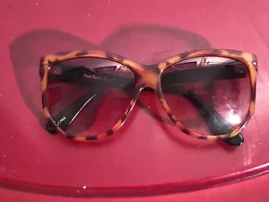 Vintage 1990’s Anne Klein II Riviera Black Tortoise Gold Sunglasses - Picture 1 of 4