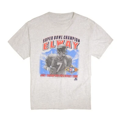 Camiseta De Colección Denver Broncos John Elway Campeón del Super Bowl Grande 1998 Años 90 NFL Foto 1 de 4