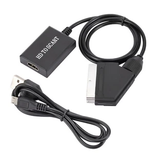 HDMI to SCART Converter Connector Repairing Accessories to Scart Video Output - Picture 1 of 7
