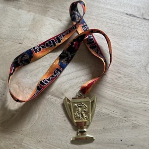 Vintage Clarion Elementary Wrestling Tournament trophy Medal - Picture 1 of 9