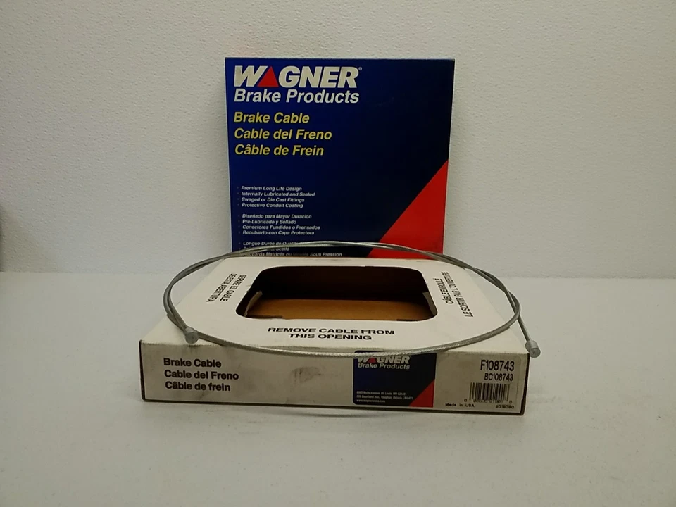 Cable de freno de estacionamiento automotriz F108743 Wagner F108743 Cable de freno Foto 1 de 3