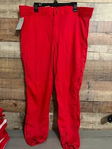 Reebok Baseball Pants Red Adult XL - New - Picture 1 of 4