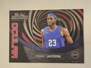 2022 Wild Card Allumination Isaiah Jackson #AOC-7 Pink Ocular Rookie Card - Picture 1 of 2