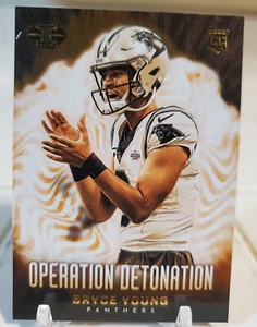 2023 Illusions BRYCE YOUNG Gold Holo #18 DETONATION Rookie Card ALABAMA PANTHERS - Picture 1 of 2