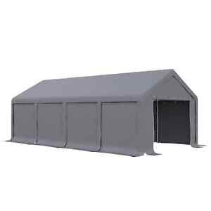 4 x 8 m Marquee Gazebo with Sides, 420g/m² PVC Cover, Heavy Duty Party