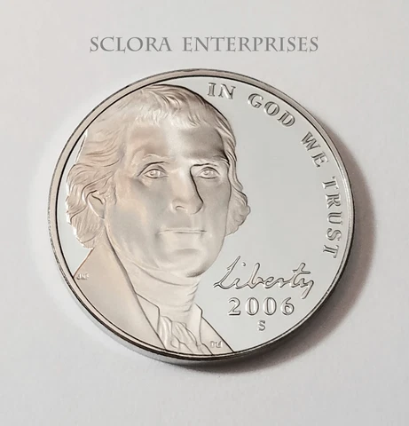 2006 S JEFFERSON *PROOF* NICKEL  **FREE SHIPPING** Cover
