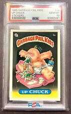 1985 Garbage Pail Kids #3a Up Chuck PSA 10 GEM MINT Sticker Card