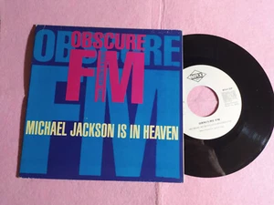 7" OBSCURE FM – Michael Jackson Is In Heaven - Max Music - SPAIN promo EX-/EX- - Picture 1 of 2
