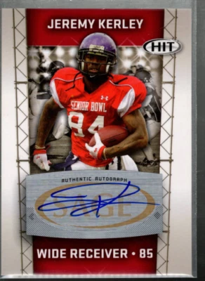 A5807- 2011 SAGE HIT Autographs #6 Jeremy Kerley Auto - NM-MT - Image 1 of 2