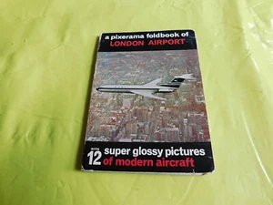 VINTAGE LONDON AIRPORT AIRCRAFT PICTURES & DESCRIPTION IN BOOK FORM 1960'S - Picture 1 of 5