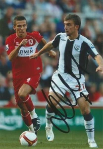 WEST BROM: JAMES MORRISON SIGNED 6x4 ACTION PHOTO+COA - Picture 1 of 1