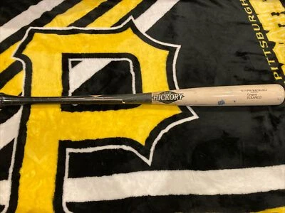 Taco de nogueira antigo usado Pittsburgh Pirates Gregory Polanco jogo - Imagem 1 de 4