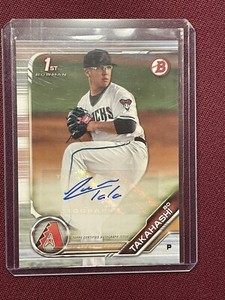 2019 Bowman 1st Bowman Auto BO TAKAHASHI RC #PA-BT ARIZONA DIAMONDBACKS