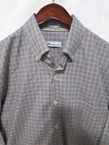 Camisa a cuadros Peter Millar abotonada a cuadros M algodón/spandex - Imagen 1 de 4