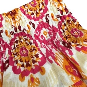 Ophelia Rose Maxi Skirt Smocked Elastic Waist Floral Print Long Casual Boho S - Picture 1 of 7