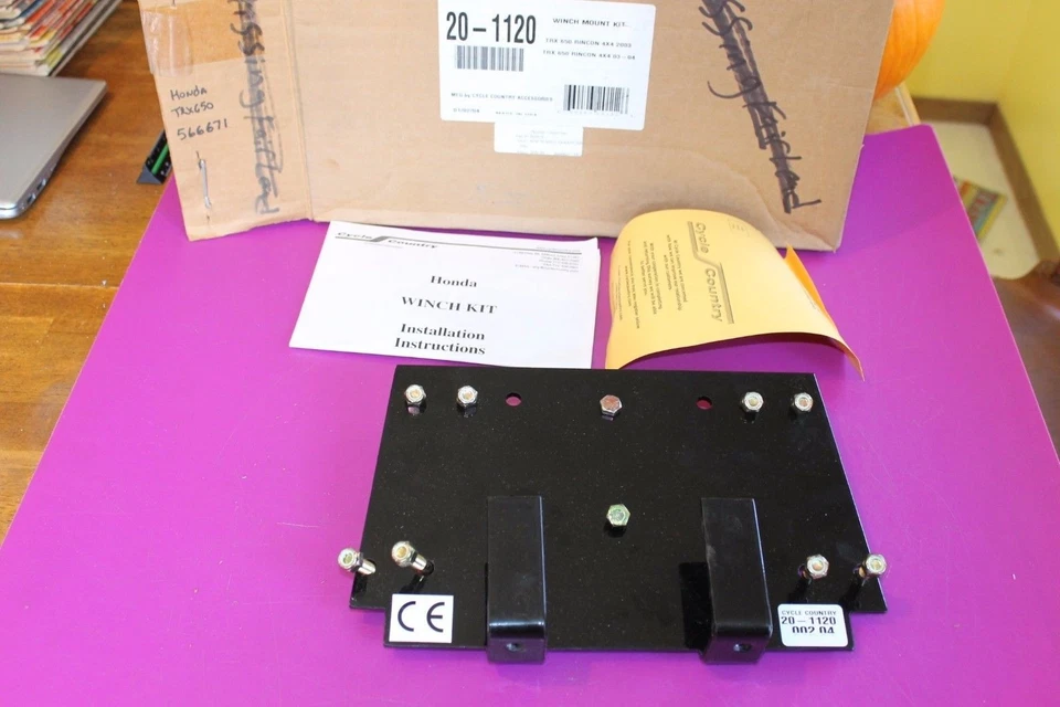 Suporte para guincho Cycle Country. Parte 20-1120. Para Honda TRX 650 Rincon 4X4 2003 e 04. - Imagem 1 de 1