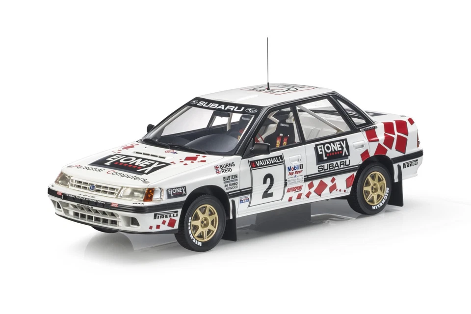 1:18 Top Marques TOP118C Richard Burns Subaru Legacy Inglese Rally Champion - Immagine 1 di 3