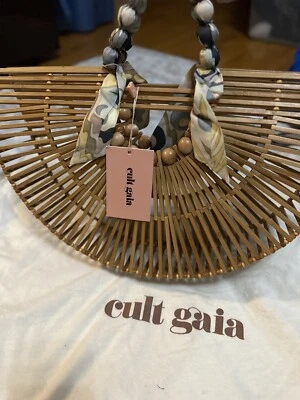 Cult Gaia Gaias Fan Ark Bag Natural  - Image 1 of 2