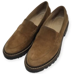 J.Jill Women's Shoes Women's 7M Suede Leather Loafers Lug Sole Caramel Color - Picture 1 of 10
