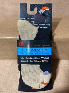 MEDICORE Black Sport Anti Blister Quarter Socks Large XL Fits Mens Sz 11-14 B28 - Picture 1 of 4