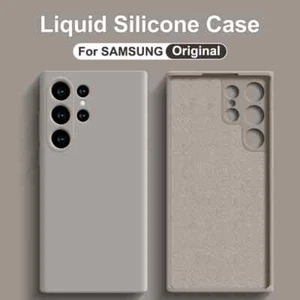 Liquid Silicone Case For Samsung Galaxy S22 S21 S23 S24 Ultra A34 A54 Back Cover - Picture 1 of 38