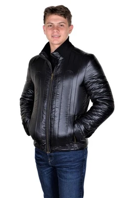 Dolce & Gabbana 男式羽绒夹克黑色 IT46 码/美国小号 — 第 1/4 张图片