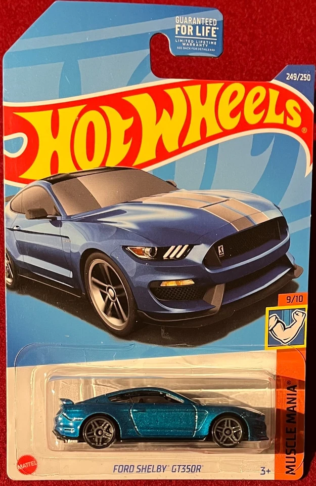 Hot Wheels Muscle Mania Ford Shelby GT350R AZUL 249/250. VEJA OFERTAS COMBINADAS! - Imagem 1 de 1
